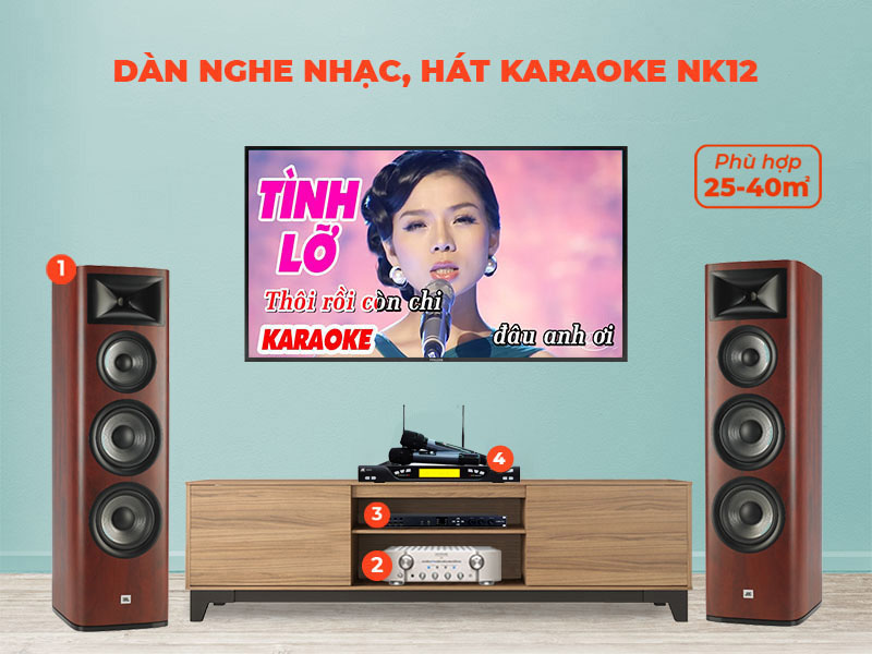 dan nghe nhac va hat karaoke nk12