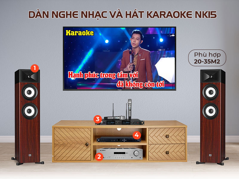 Dan nghe nhac va hat karaoke NK15