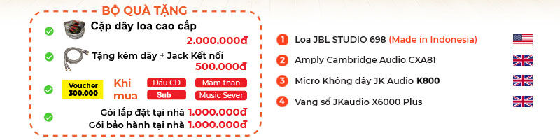 khuyen mai dan nghe nhac va hat karaoke JBL NK19