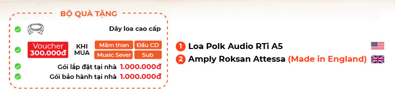 Dàn nghe nhạc Polk NN75