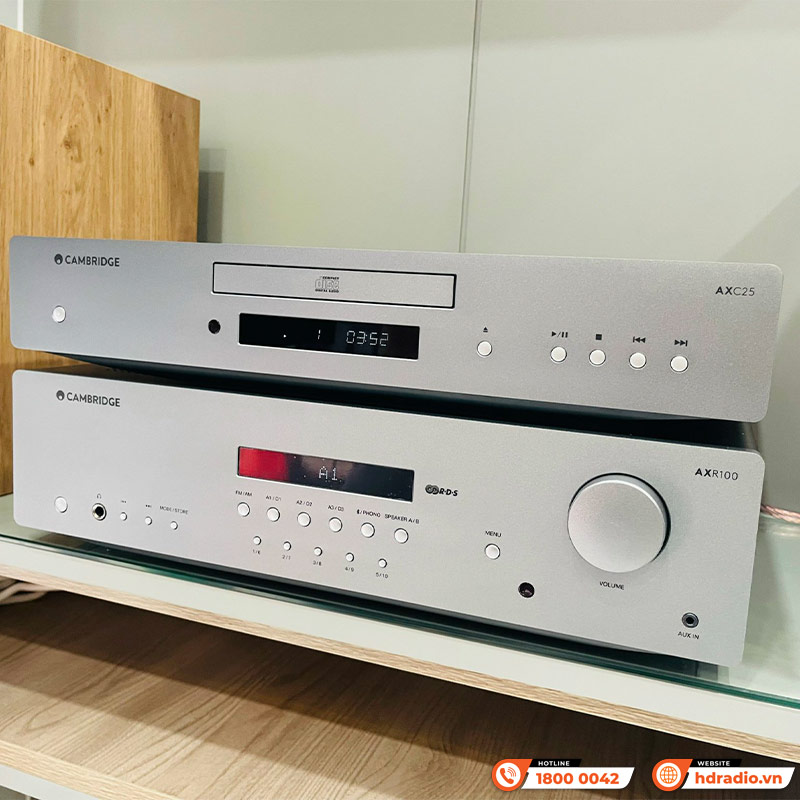 Dàn nghe nhạc B&W, Cambridge NN33 (B&W 606 S3, Cambridge AXR100, Sub Rel T5X)-8