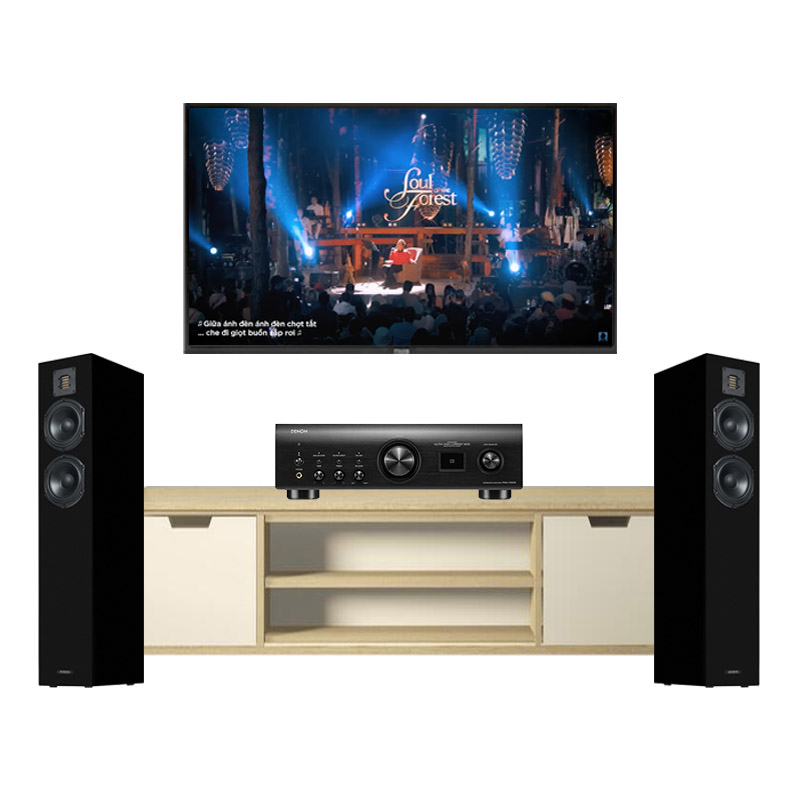 Dàn nghe nhạc Denon NN73 (Piega Classic 5.0, Denon-1700NE)