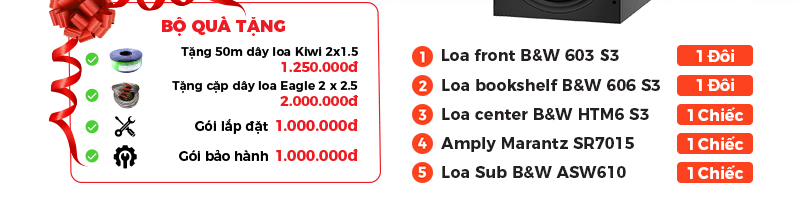 dàn âm thanh xem phim nghe nhạc B&W PN18 