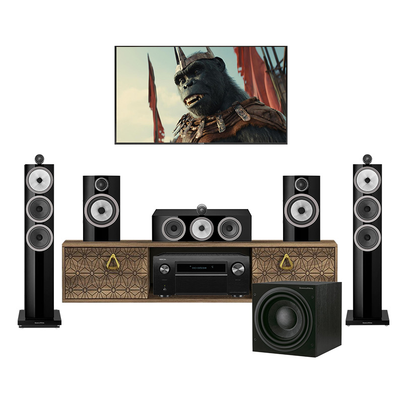 Dàn âm thanh xem phim, nghe nhạc 5.1 Denon, B&W PN20 (Denon X8500HA, B&W 703 S3, 706 S3, HTM 71 S3, ASW610XP)