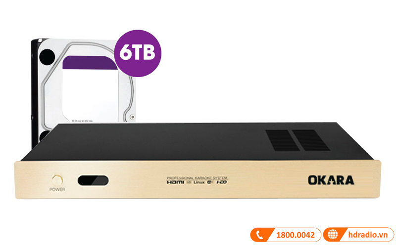 Đầu karaoke OKara M10i 6TB