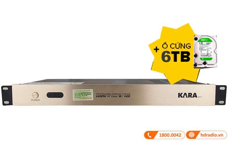 Đầu karaoke OKara M10i 6TB-3