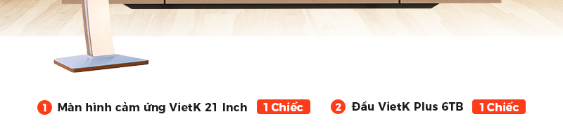 Combo đầu VietK Plus 6TB + Màn VietK 21
