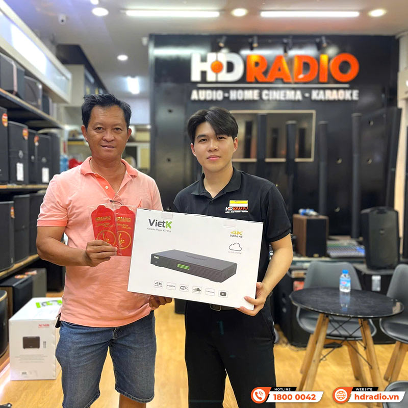 khách hàng mua Đầu ViệtK 4K Plus 6TB tại hdradio
