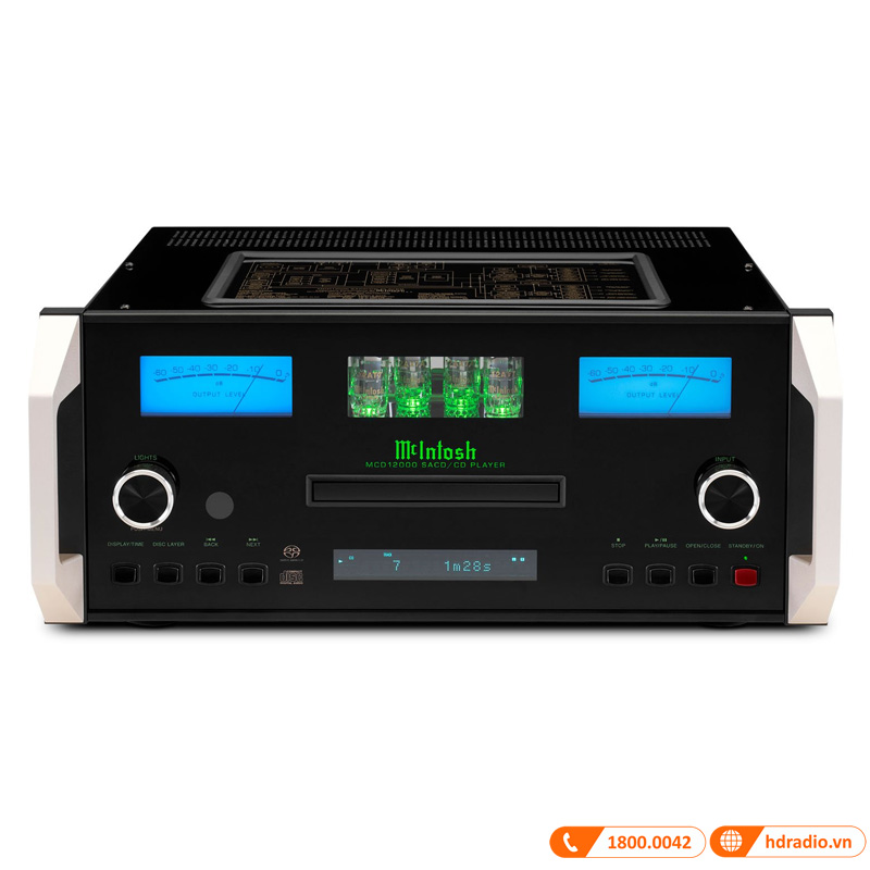 Đầu CD McIntosh MCD12000, OPTICAL, COAXIAL (Hỗ trợ CD, SACD, CD-R, CD-RW, DVD)-1