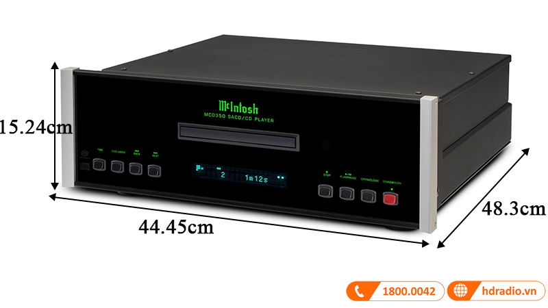 kich thuoc dau cd mcintosh mcd350