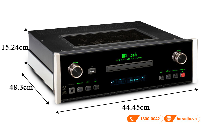 kich thuoc dau cd mcintosh mcd600