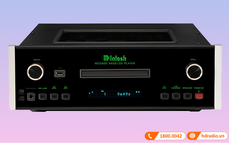 mat truoc dau cd mcintosh mcd600