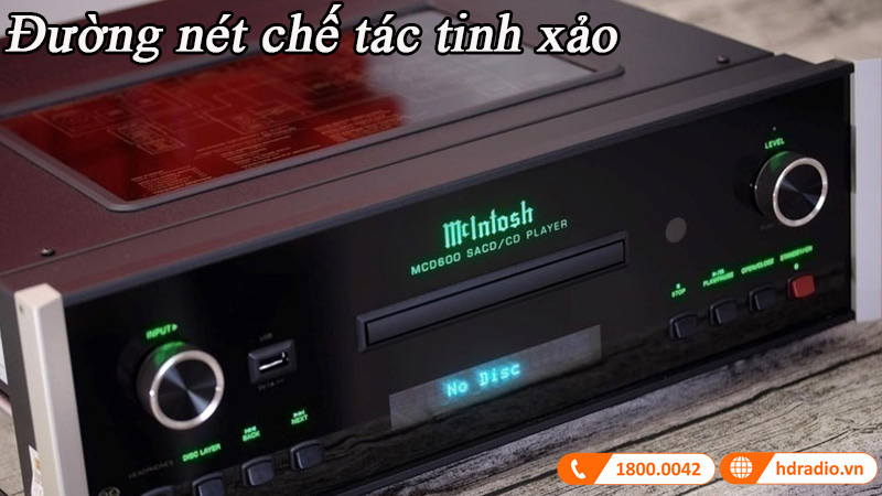 dau cd mcintosh mcd600 thiet ke tinh xao