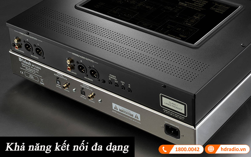 kha nang ket noi dau cd mcintosh cd600