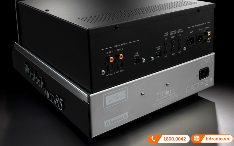 kha nang ket noi dau cd mcintosh mcd85