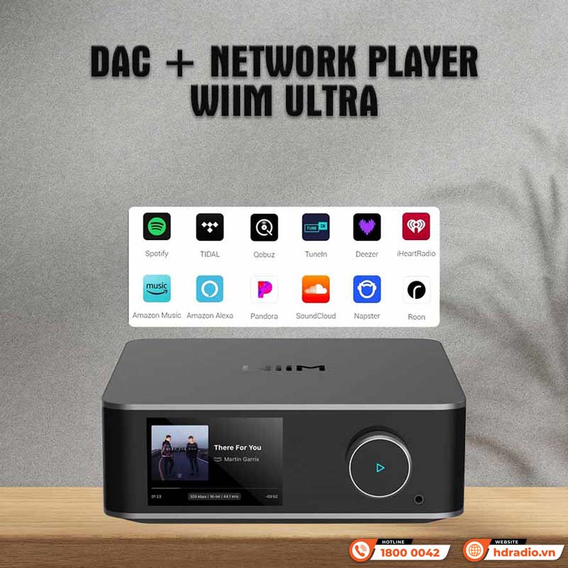 Tính năng DAC + Network Player WiiM Ultra