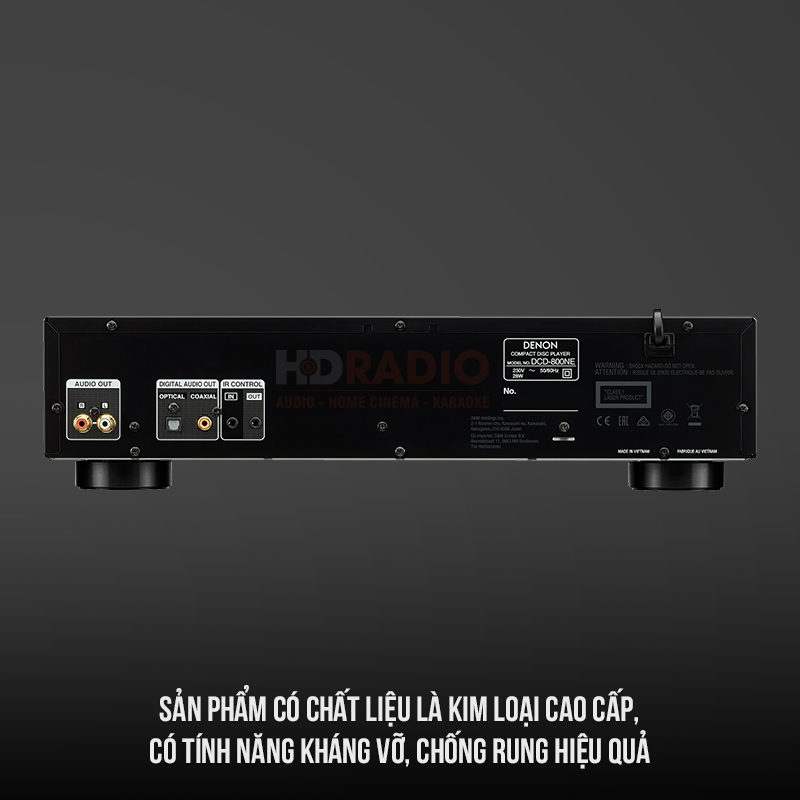 chat lieu dau dcd 800ne duoc lam bang kim loai cao cap