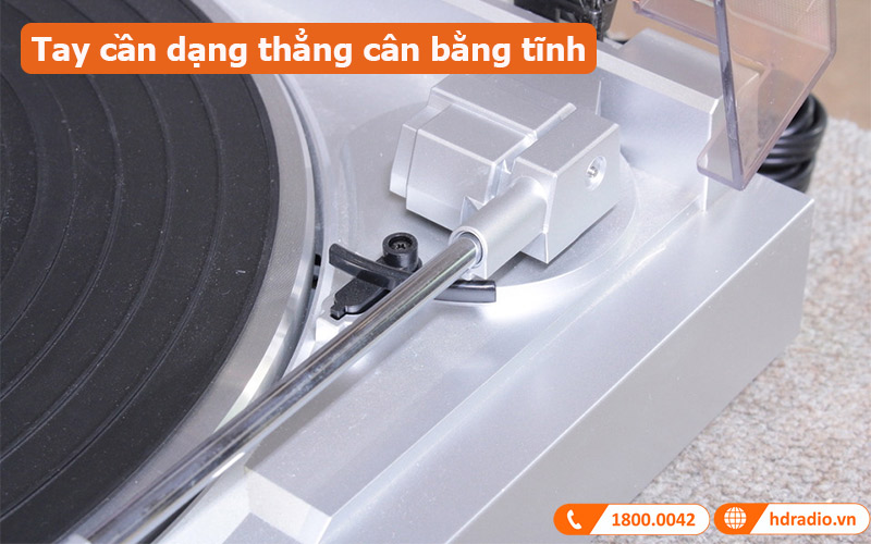 Đầu đĩa than Denon DP-29F tay cần dạng thẳng cân bằng tĩnh