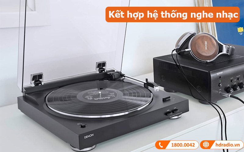 Đầu đĩa than Denon DP-29F ứng dụng thực tế 