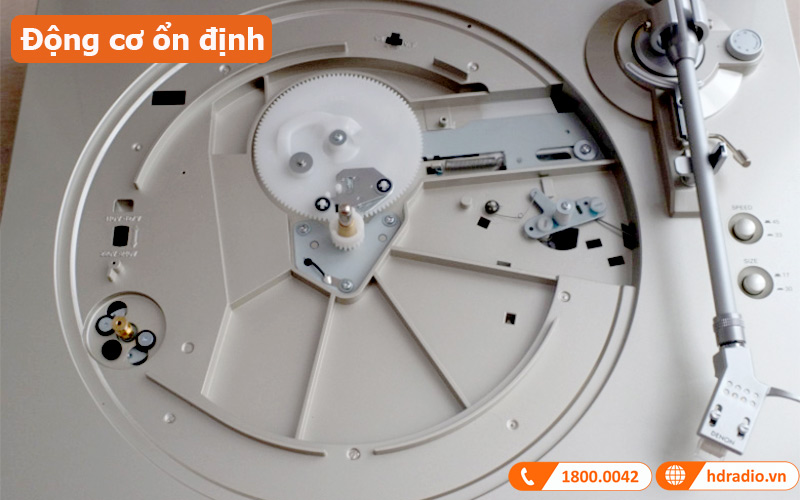Đầu đĩa than Denon DP-300F động cơ ổn định 