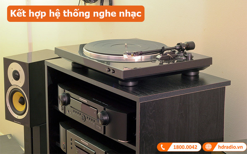 Đầu đĩa than Denon DP-300F ứng dụng thực tế 