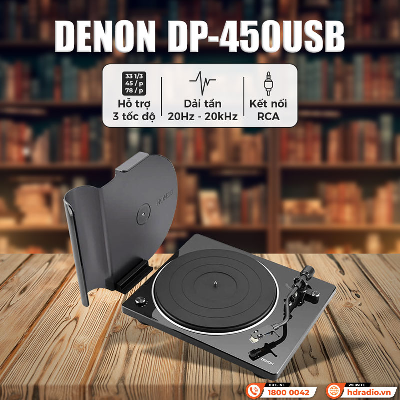 Tính năng Đầu đĩa Than Denon DP-450USB 