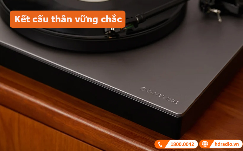 Đầu đĩa than Cambridge Audio Alva TT V2 kết cấu thân vững chắc