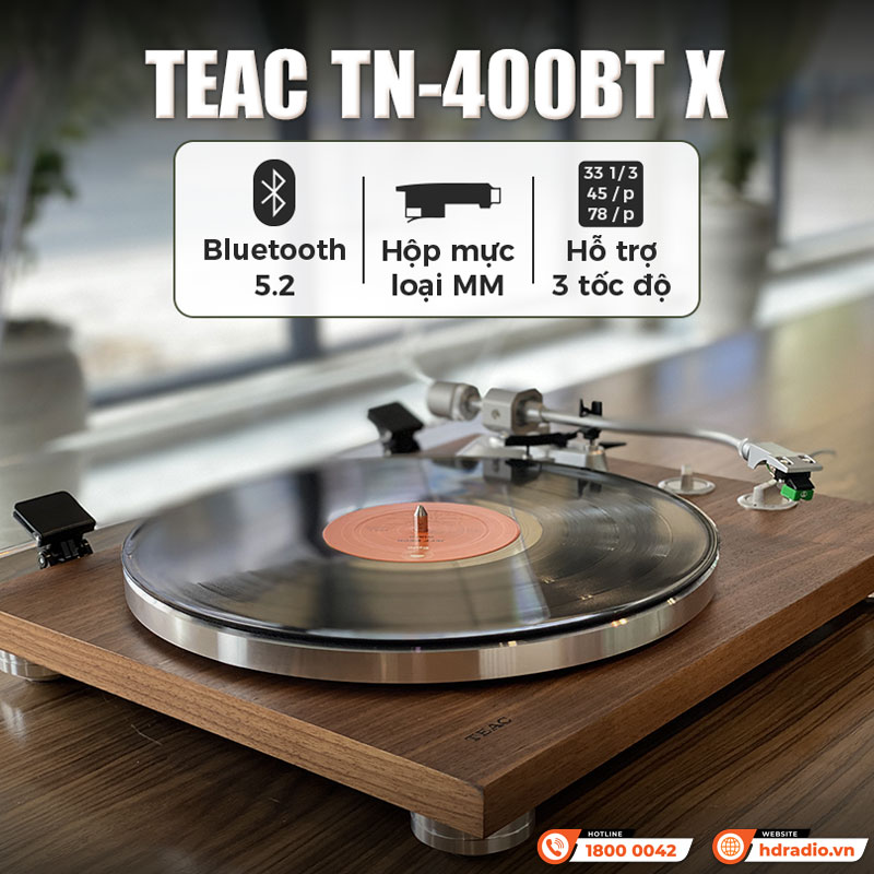 Tính năng Đầu đĩa than TEAC TN-400BT X