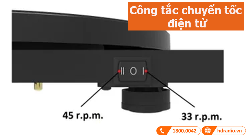 Đầu đĩa than Pro-Ject E1 điều khiển linh hoạt 