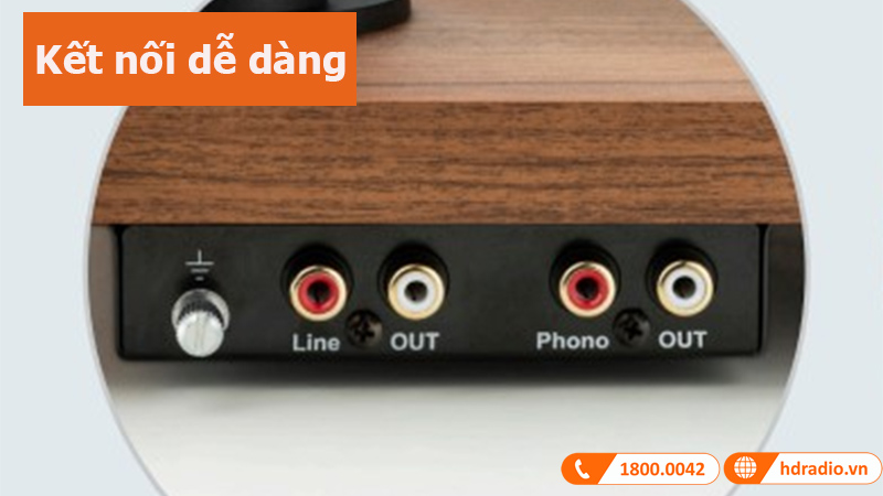 Đầu đĩa than Pro-Ject E1 kết nối dễ dàng 