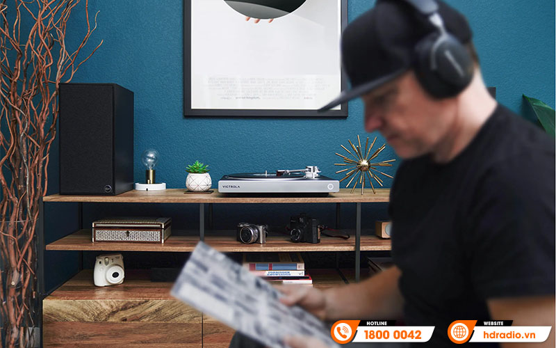 đầu đĩa than victrola hi-res carbon