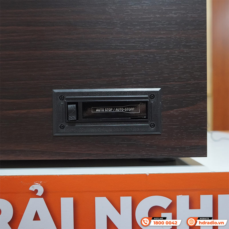 Máy Hát Đĩa Than Kết Hợp Đầu CD, Đài FM, Loa Victrola The Empire, Bluetooth 4.2, FM, AUX 3,5 mm-10