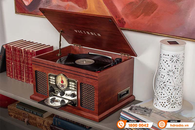 Máy hát đĩa than Victrola The Hawthorne