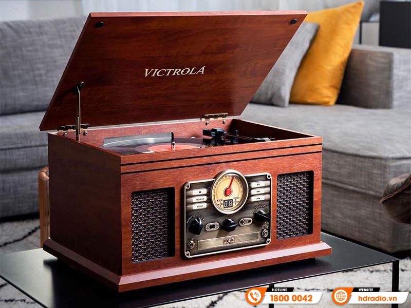Máy hát đĩa than Victrola The Hawthorne