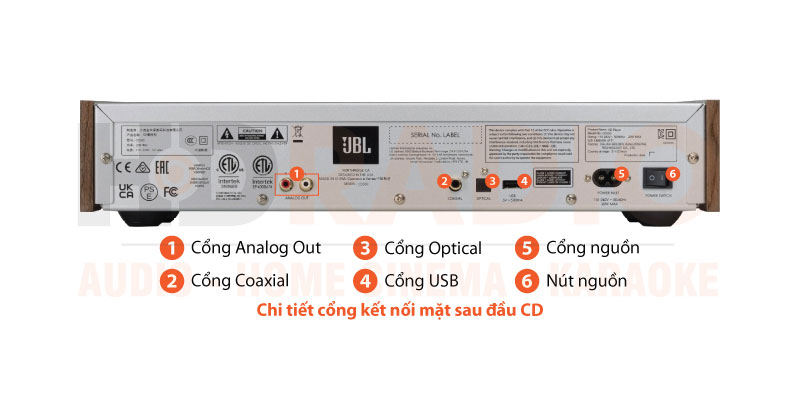 Đầu CD JBL CD350 Classic 