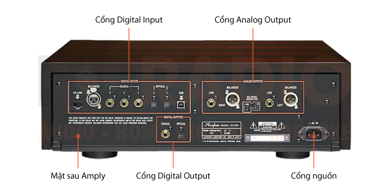 Chú thích Amply Accuphase DC-950