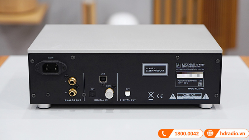 ảnh thực tế đầu CD Luxman DN150