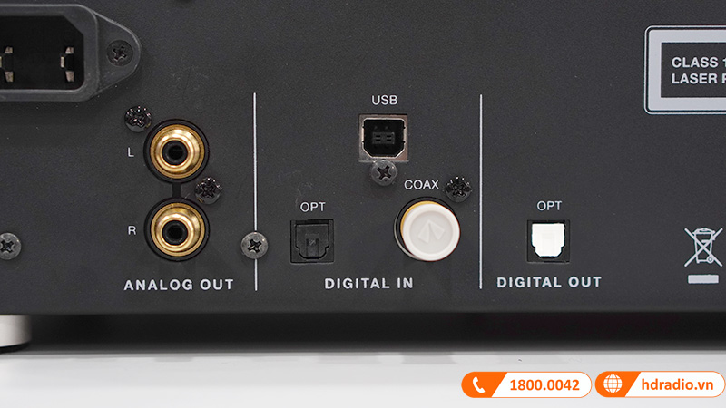 ảnh thực tế đầu CD Luxman DN150