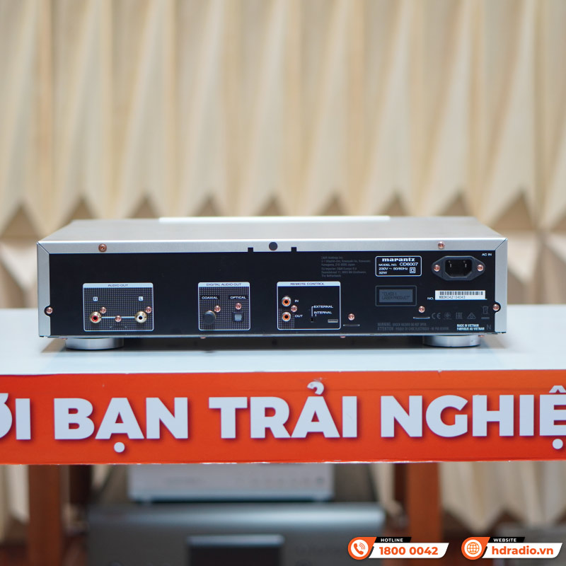 Đầu CD Marantz CD6007, RCA, OPTICAL, COAXIAL, USB (Hỗ trợ CD, CD-R / RW)-5