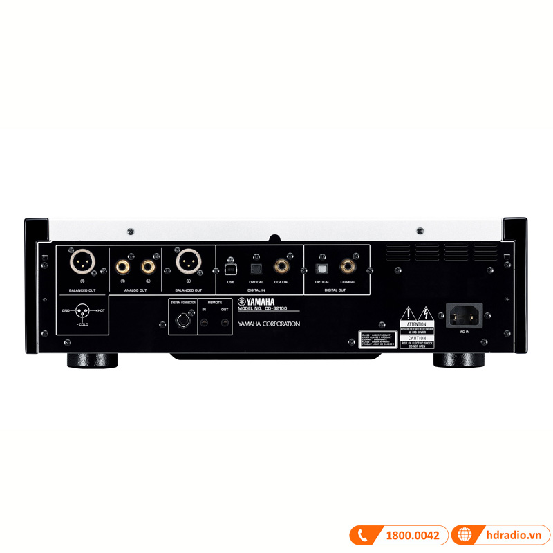 Đầu CD Yamaha CD-S2100, Tương thích SA-CD, CD, CD-R/RW (MP3, WMA), USB (Loại B)-5
