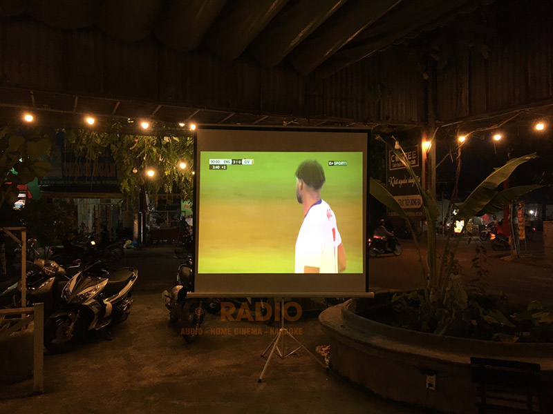 Hình ảnh máy chiếu Optoma cho WorldCup 2022