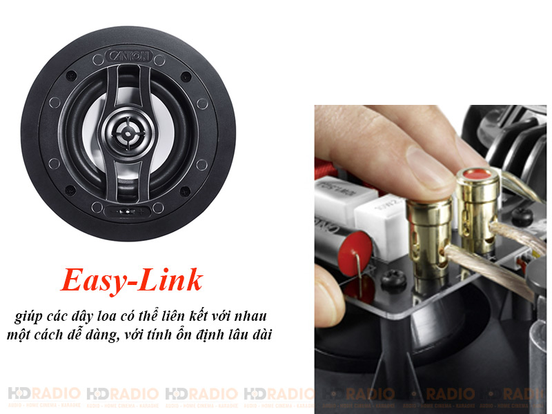 Loa âm trần Canton 949 - Kết nối