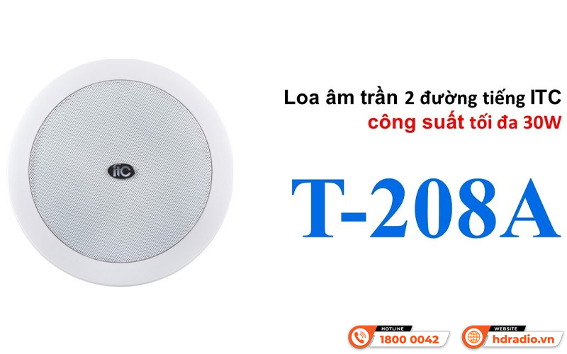 Loa âm trần ITC T-208A