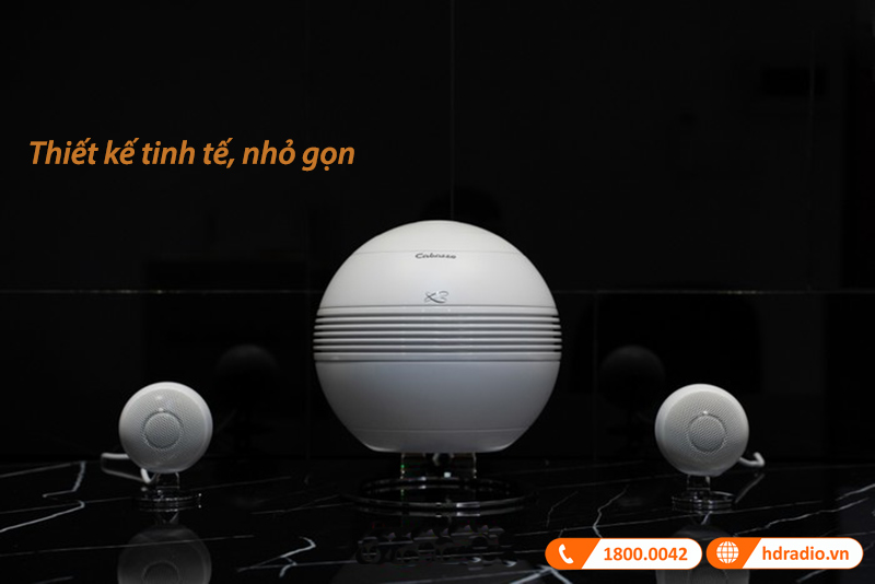 thiết kế nhỏ gọn Cabasse The Pearl Keshi