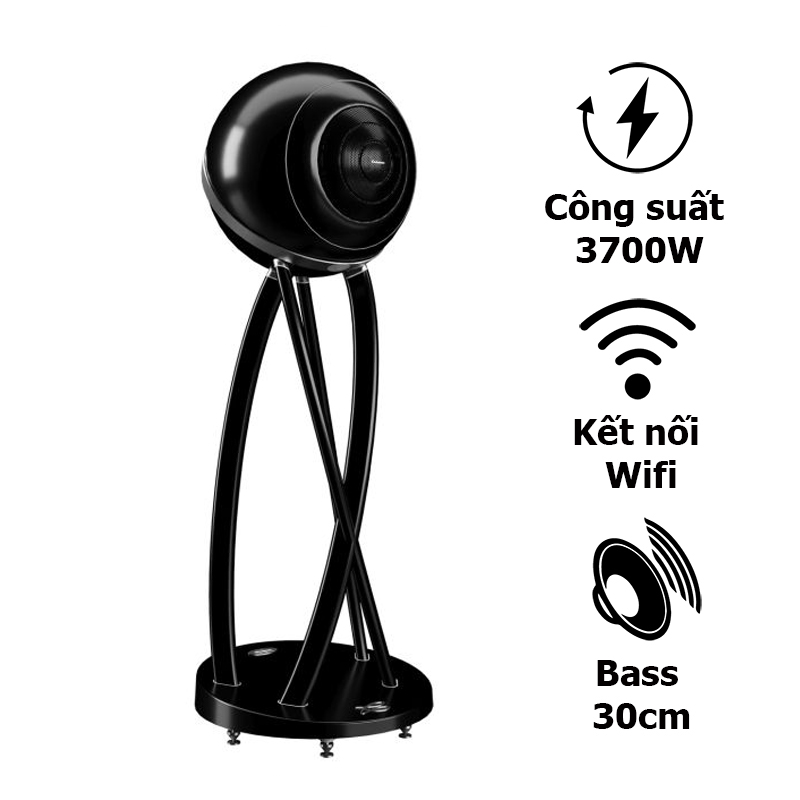 Loa Cabasse The Pearl Pelegrina, Công suất 3700W RMS, WiFi