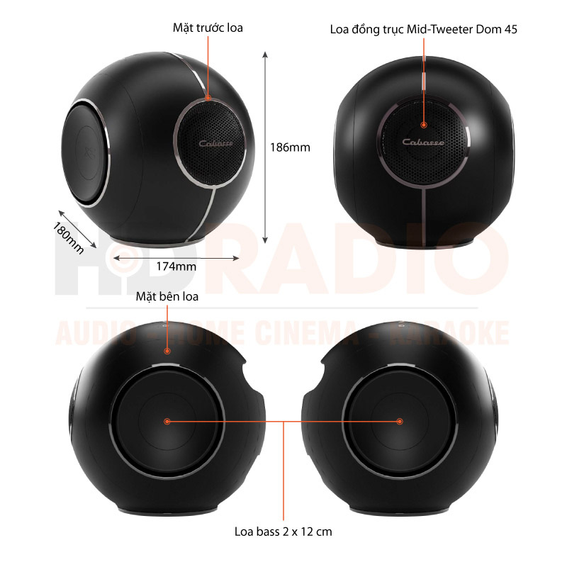 Loa Cabasse The Pearl Myuki, Pin 12 giờ, Công Suất 200W, WiFi, Bluetooth, AUX, Optical-19