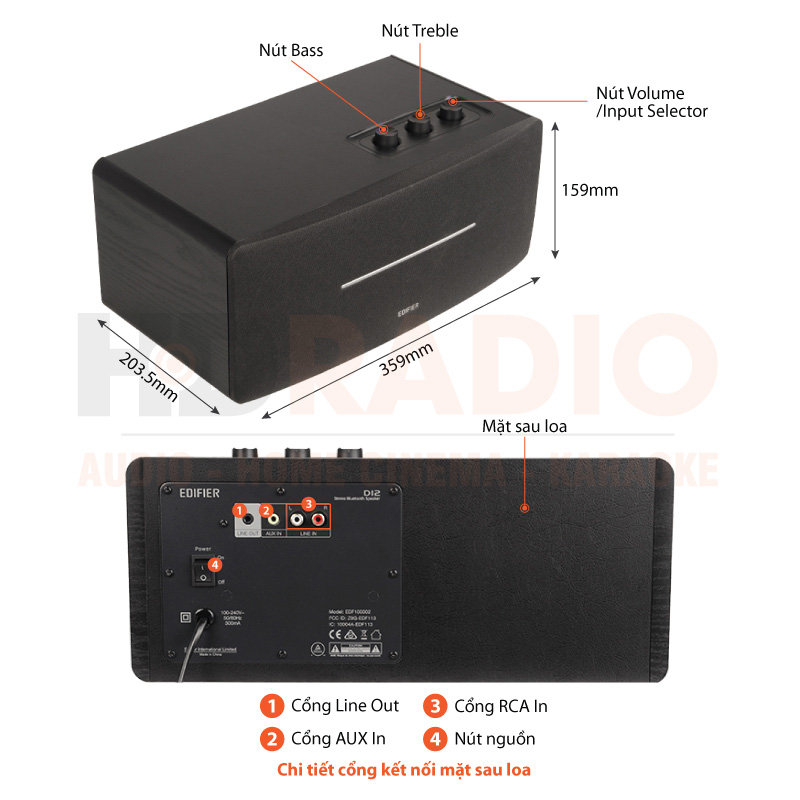 Loa Edifier D12