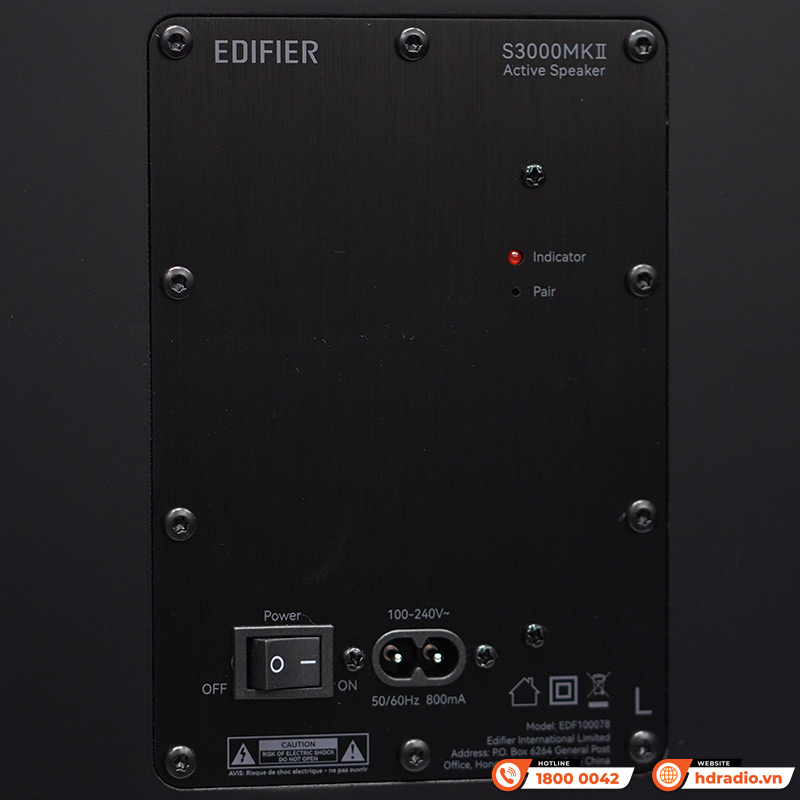 Loa Edifier S3000MKII, Bluetooth 5.0, XLR, RCA, Optical, Coaxial, USB, Công Suất 256W-12