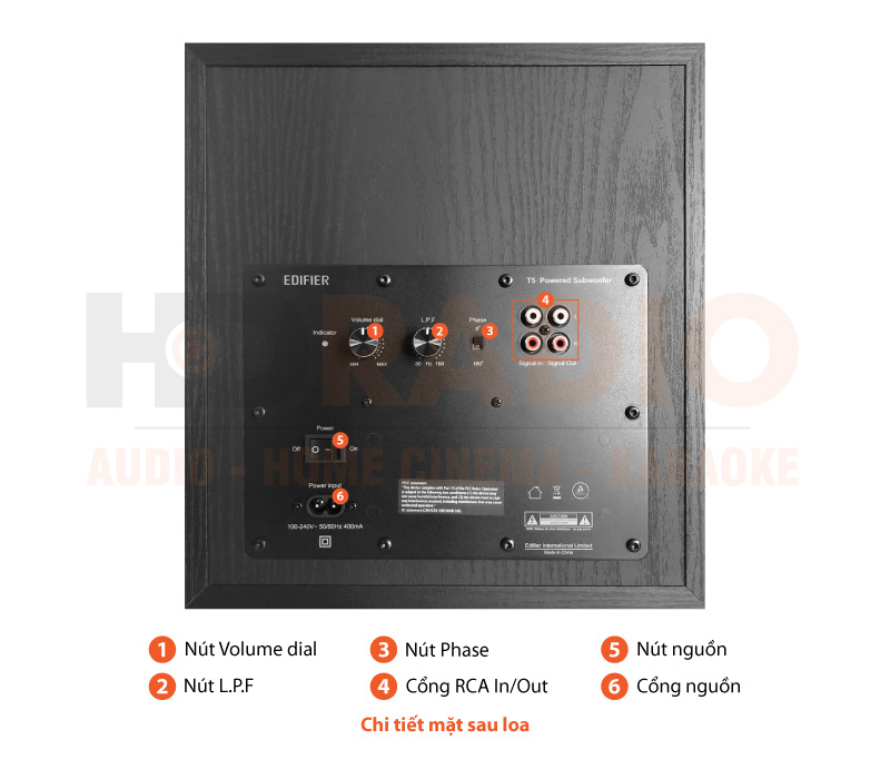 Loa sub Edifier T5