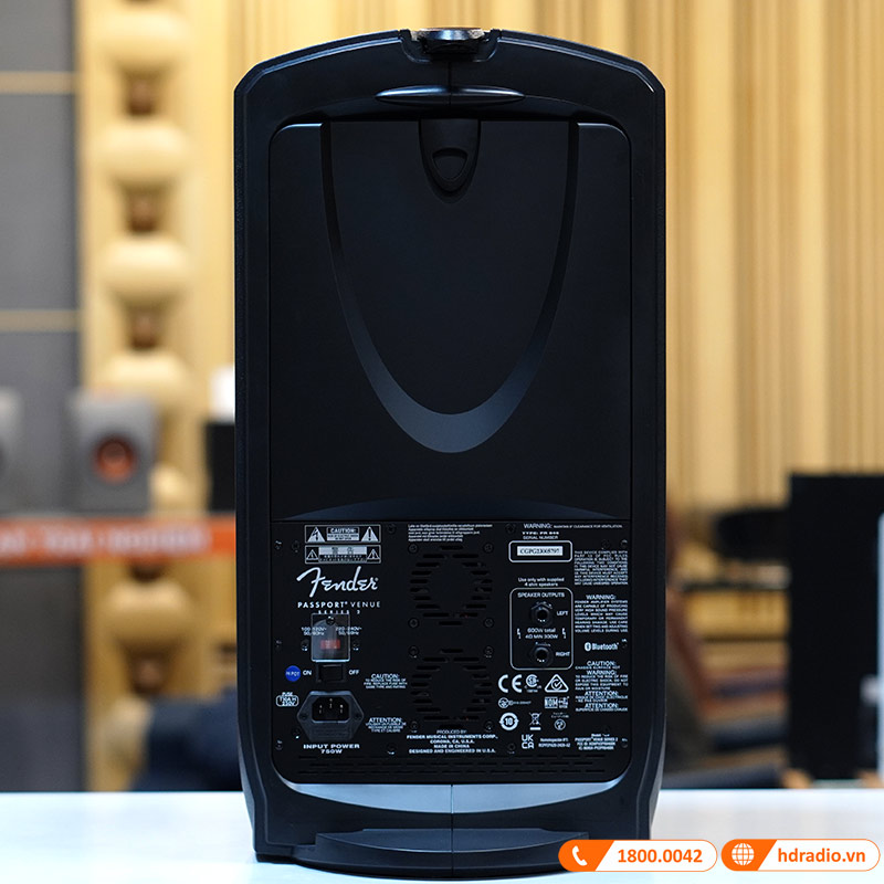 Loa Fender Passport Venue Series 2, Bluetooth, Mixer 10 Kênh, Công Suất 600W (All in One)-15